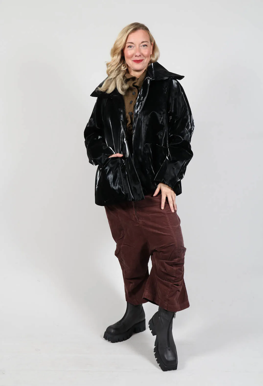 High Shine Jacket in Black