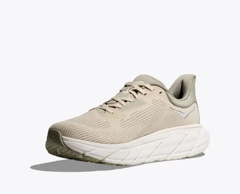 Hoka Men’s Arahi 7 Athletic Shoes-Oat Milk/Barley