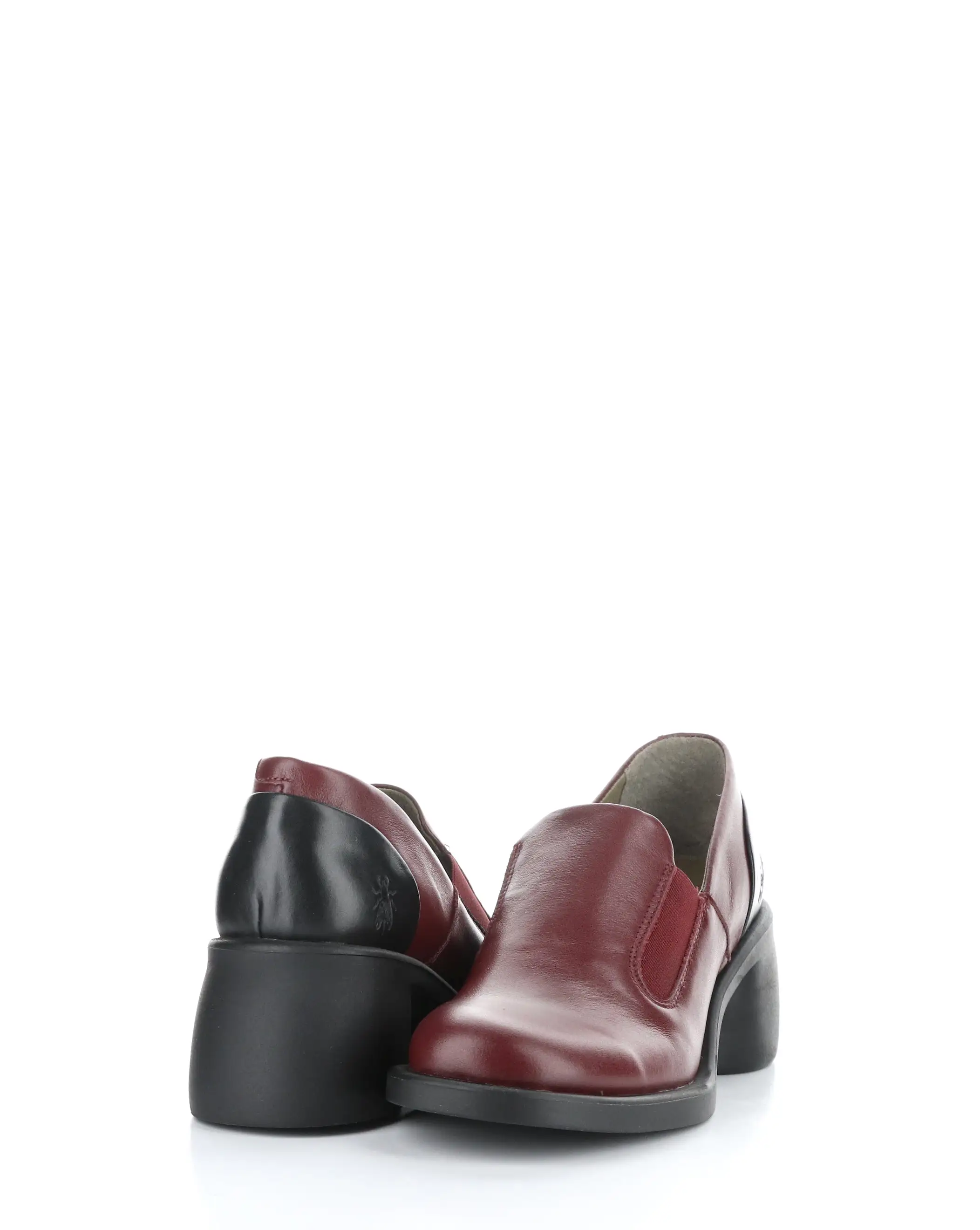 HUCH004FLY 003 WINE/BLACK Elasticated Shoes