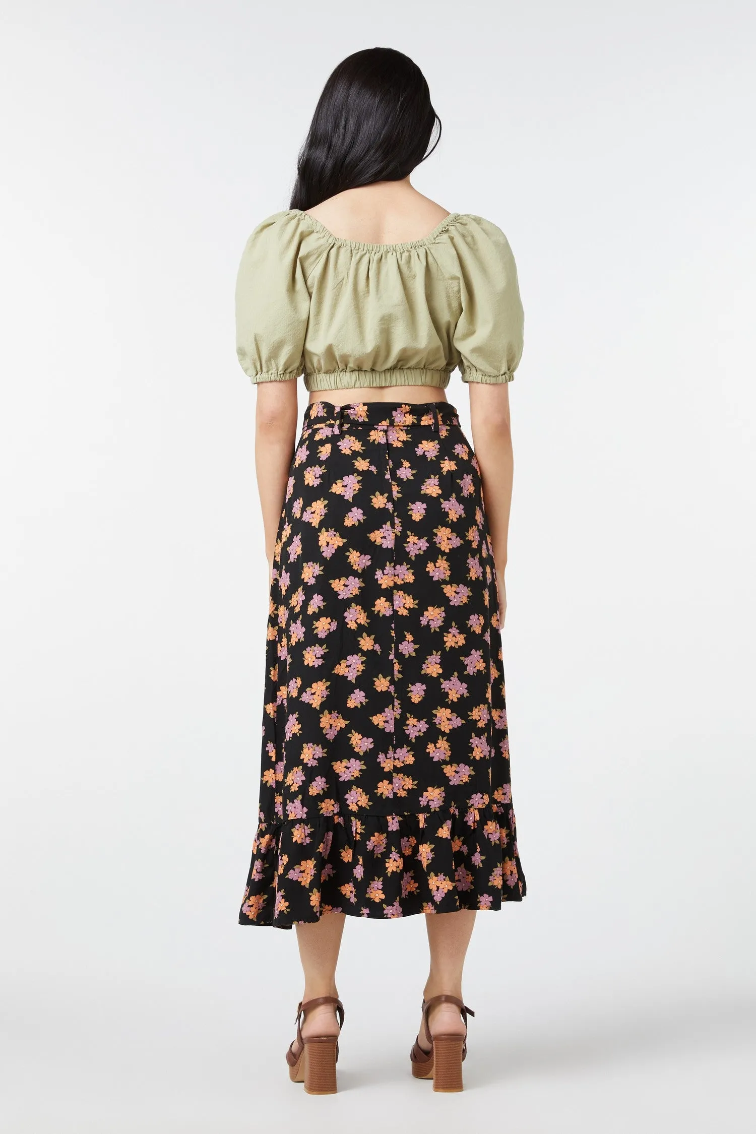 Ida Ditsy Midi Skirt