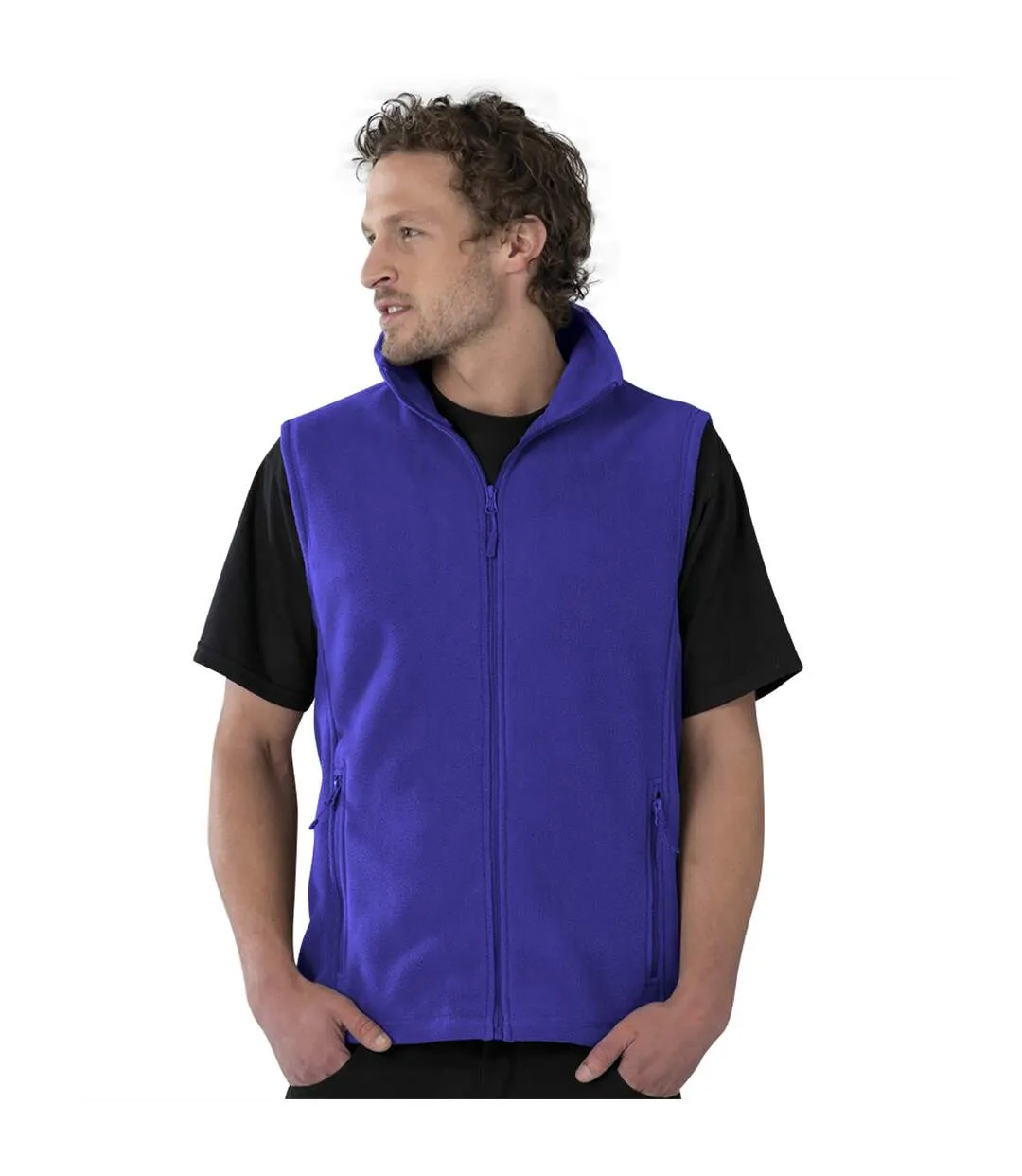 Jerzees Colour Fleece Gilet Jacket / Bodywarmer (Bright Royal) - UTBC576