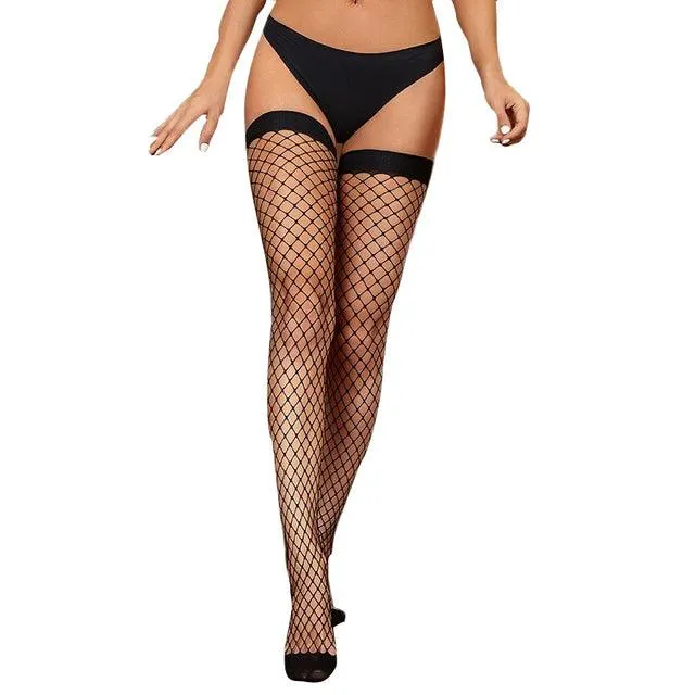 Lace Top Thigh High Summer Thin Transparent Stockings