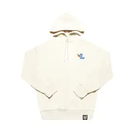 Leaders L-Wing Embroidered Ecru Hoodie