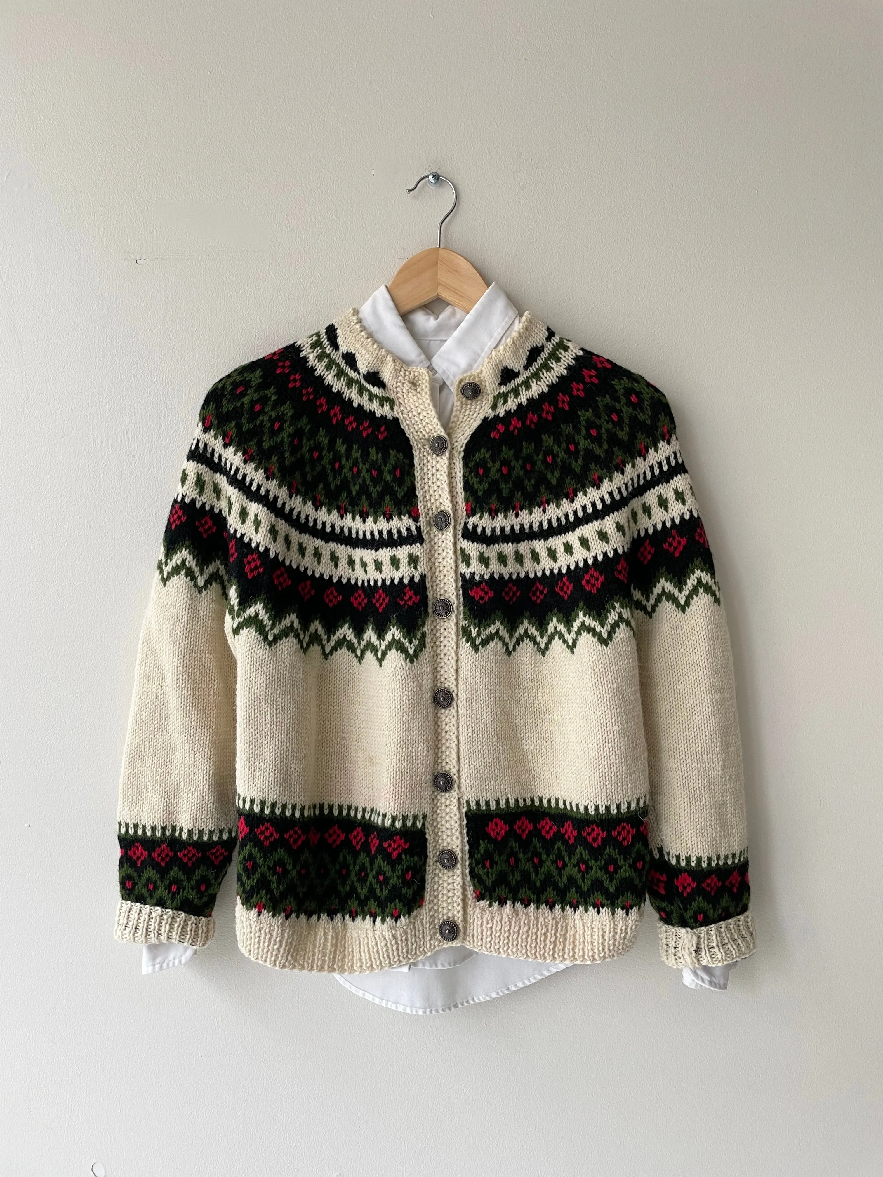 Lienz 1950s Wool Cardigan