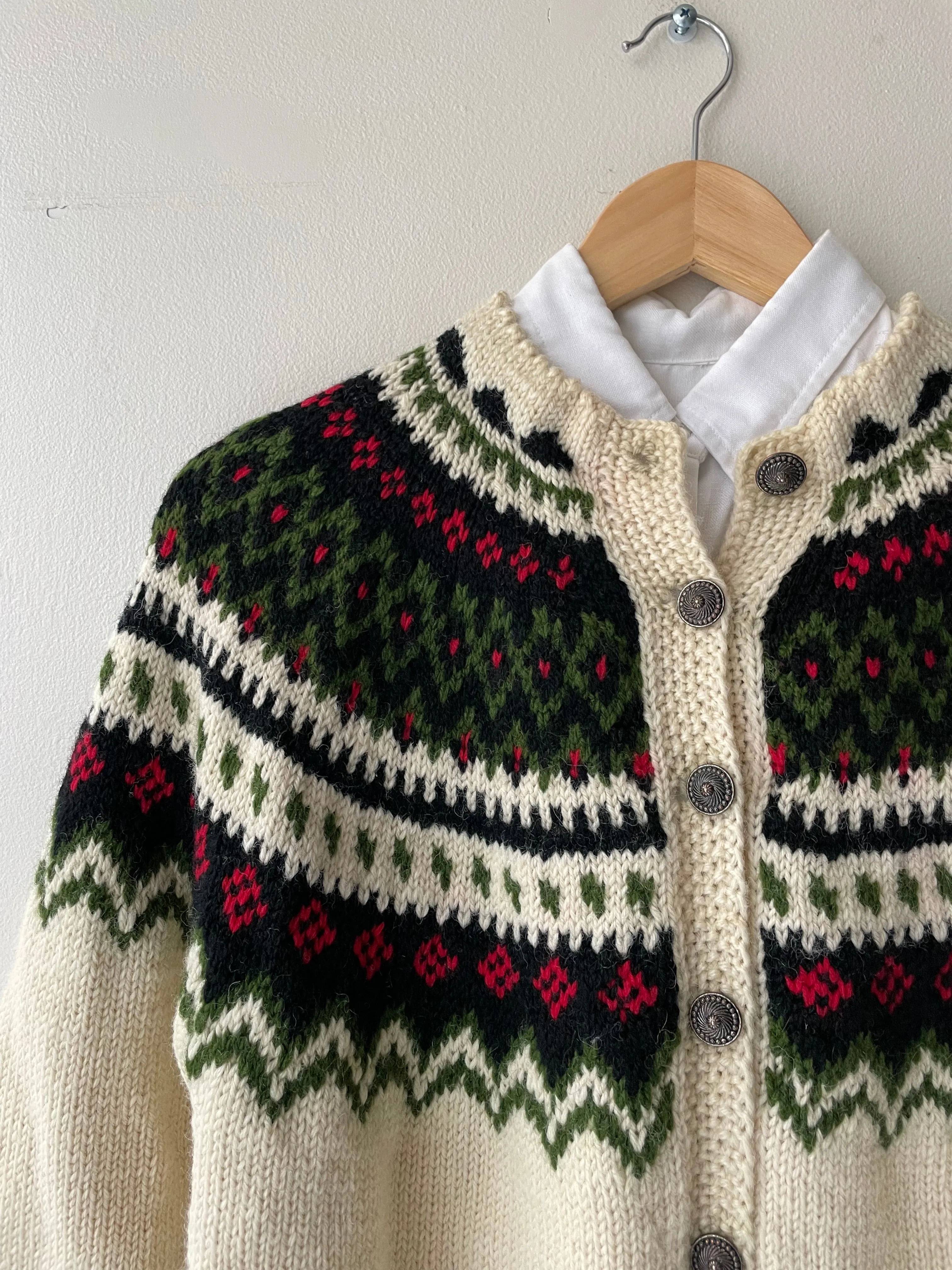 Lienz 1950s Wool Cardigan