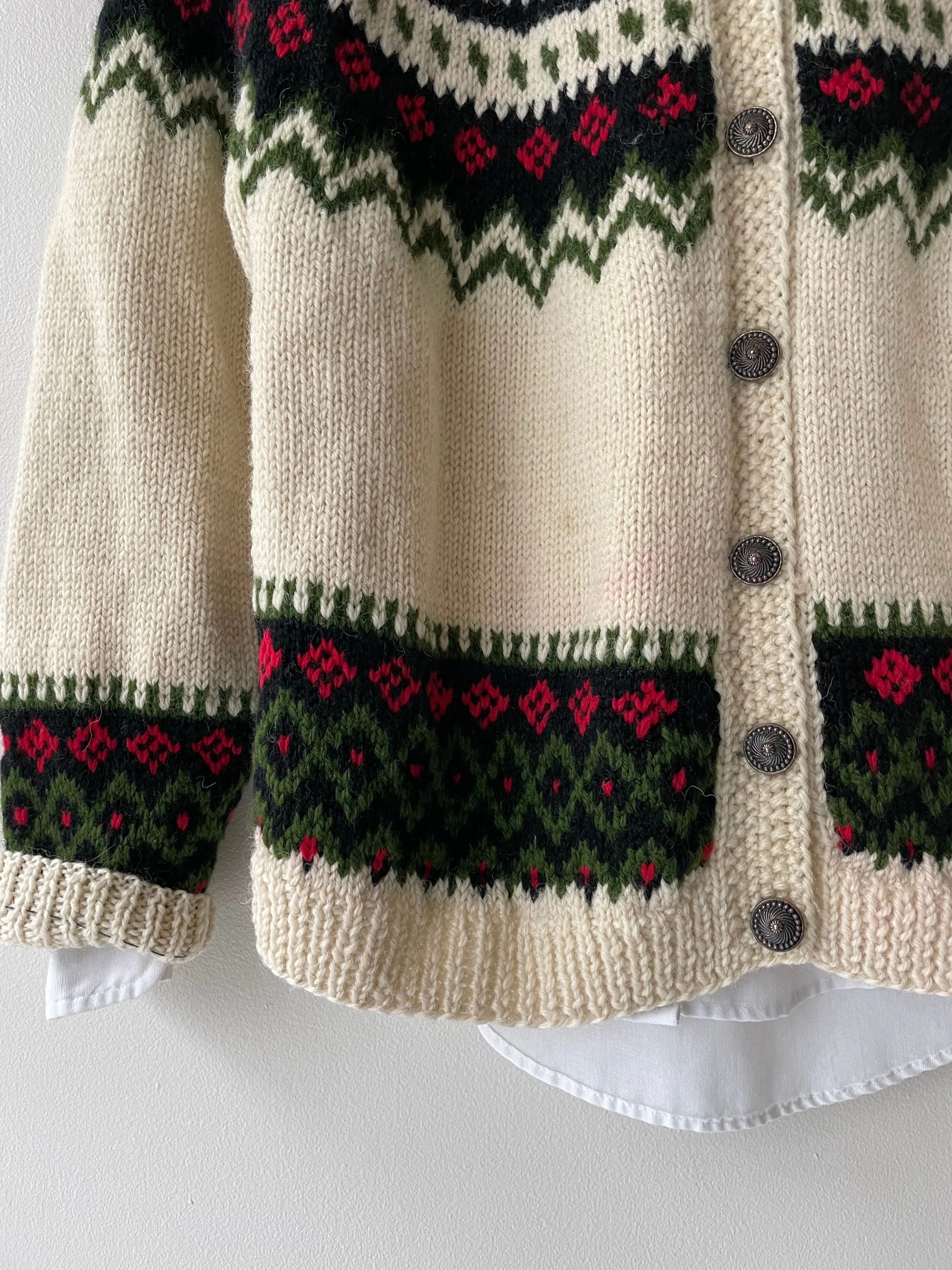 Lienz 1950s Wool Cardigan