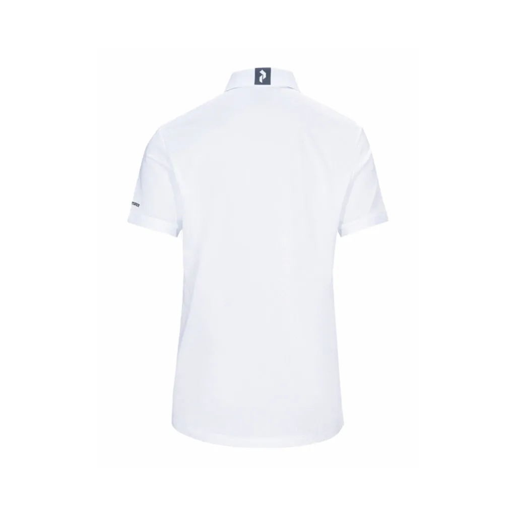 M Tech Solid Polo White