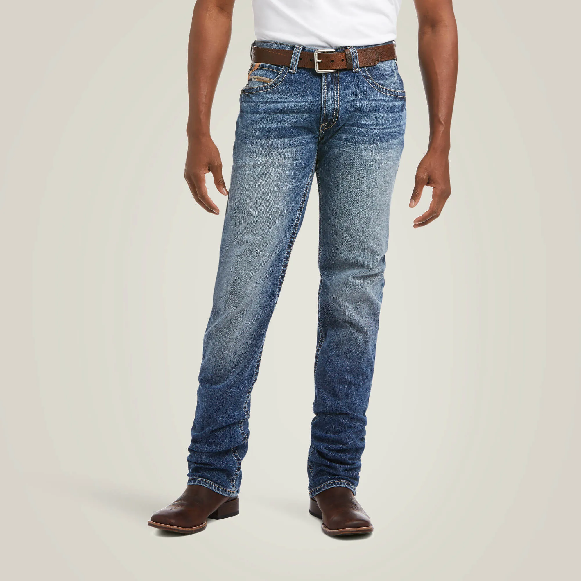 M4 Low Rise Stretch Longspur Stackable Straight Leg Jean