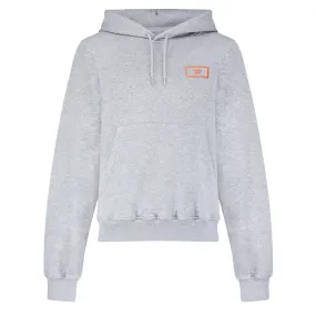 MARTINE ROSE SHRUNKEN HOODIE IN GREY