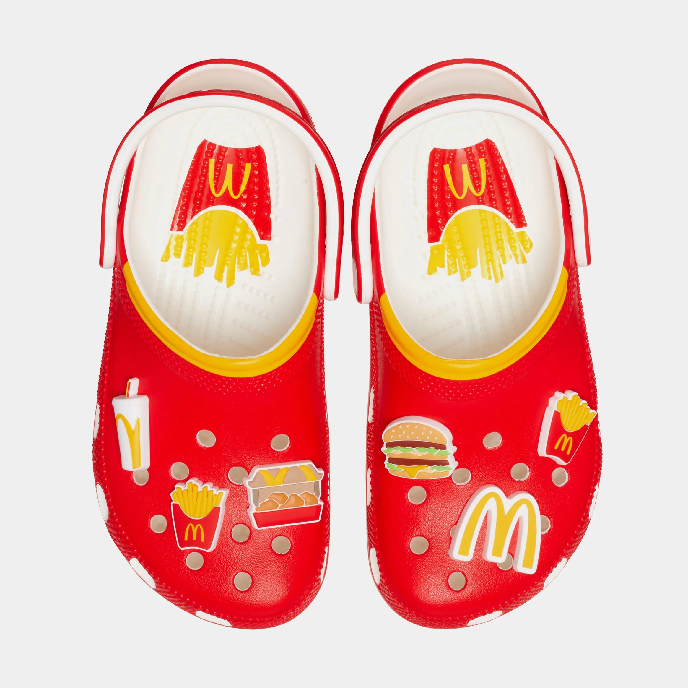 McDonalds Classic Clog Mens Sandals (Red/Yellow)