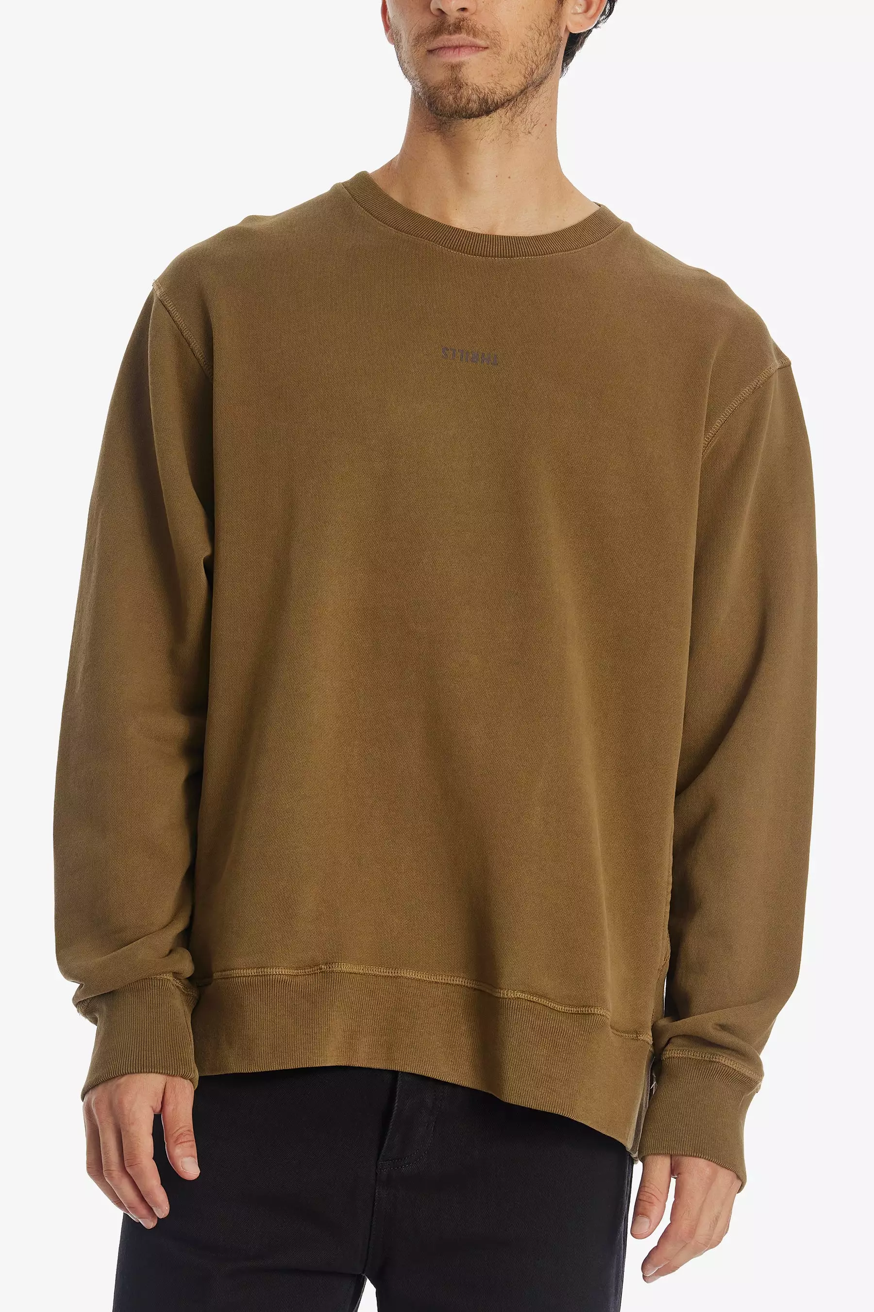 Minimal Oversized Crew Neck Sweatshirt