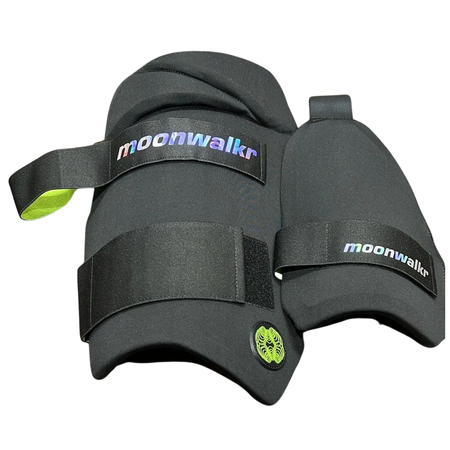 Moonwalkr Double Thigh Pads/Guard, Green, M,L