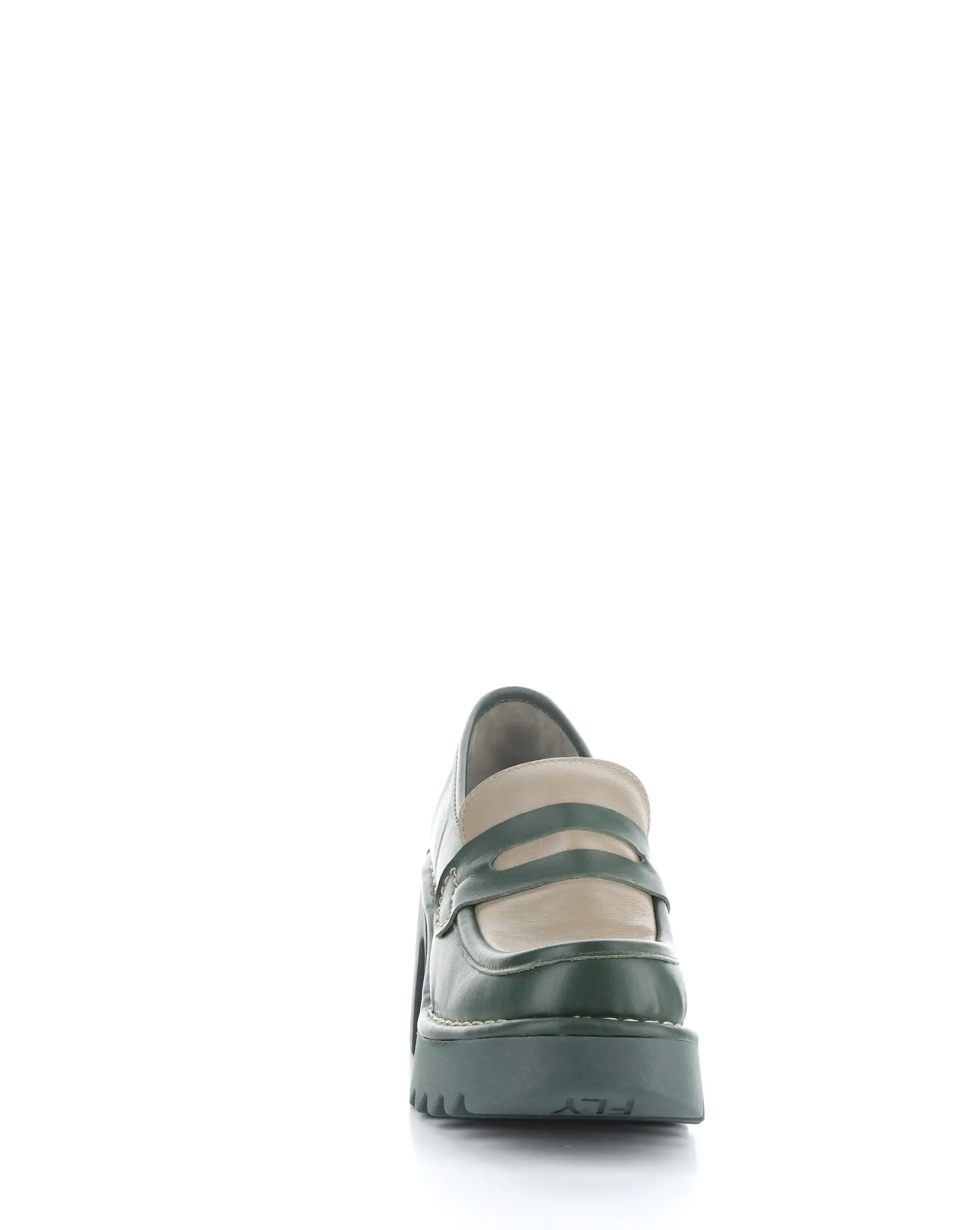 MULY252FLY 004 DK GREEN/TAUPE Slip-on Shoes