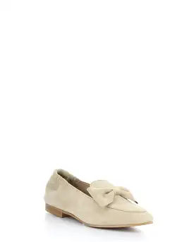 NICOLE Beige Elasticated Shoes