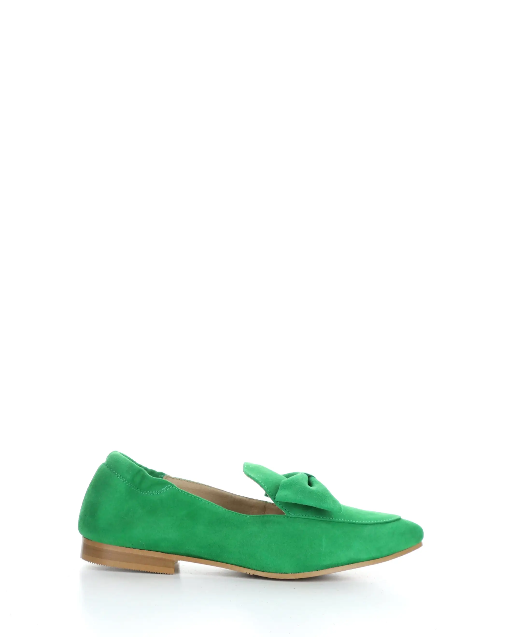 NICOLE Green Elasticated Shoes