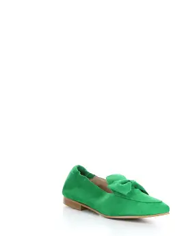 NICOLE Green Elasticated Shoes