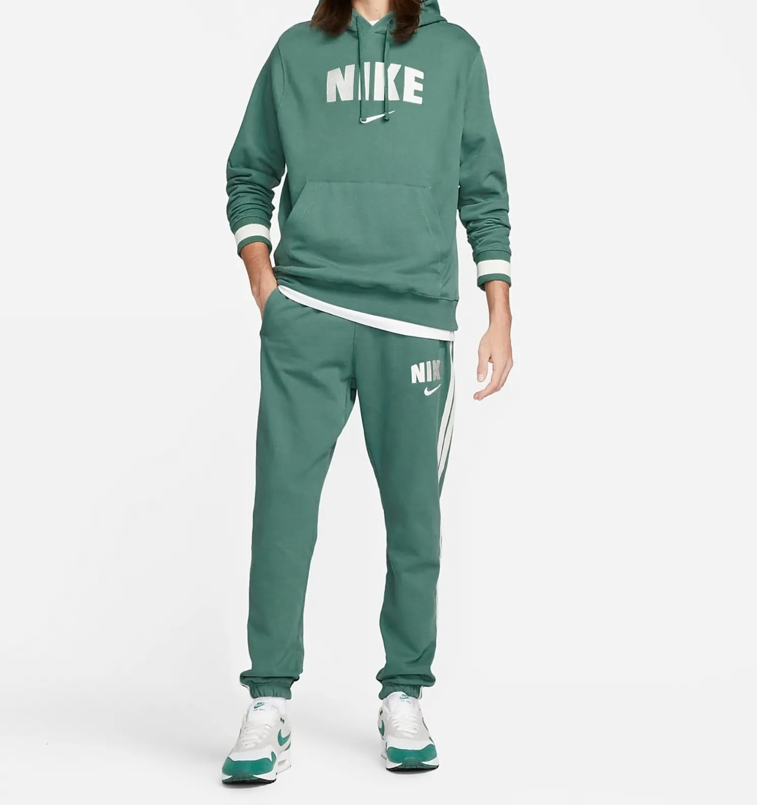 Nike  |Men’s Retro Fleece Pullover Hoodie