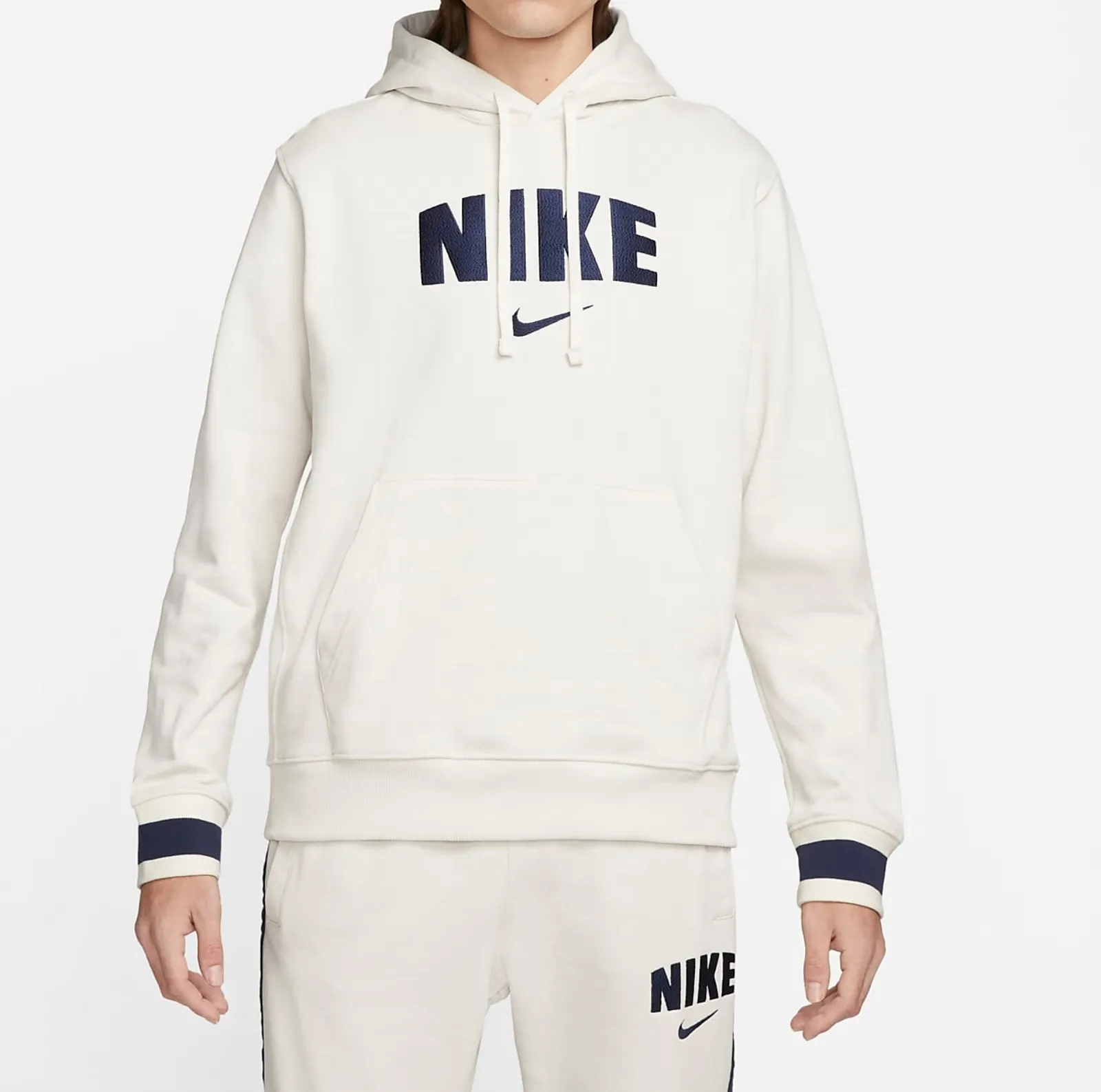 Nike  |Men’s Retro Fleece Pullover Hoodie