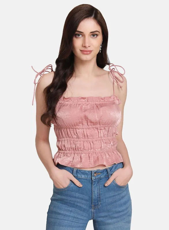 Noodle Strap Crop Top