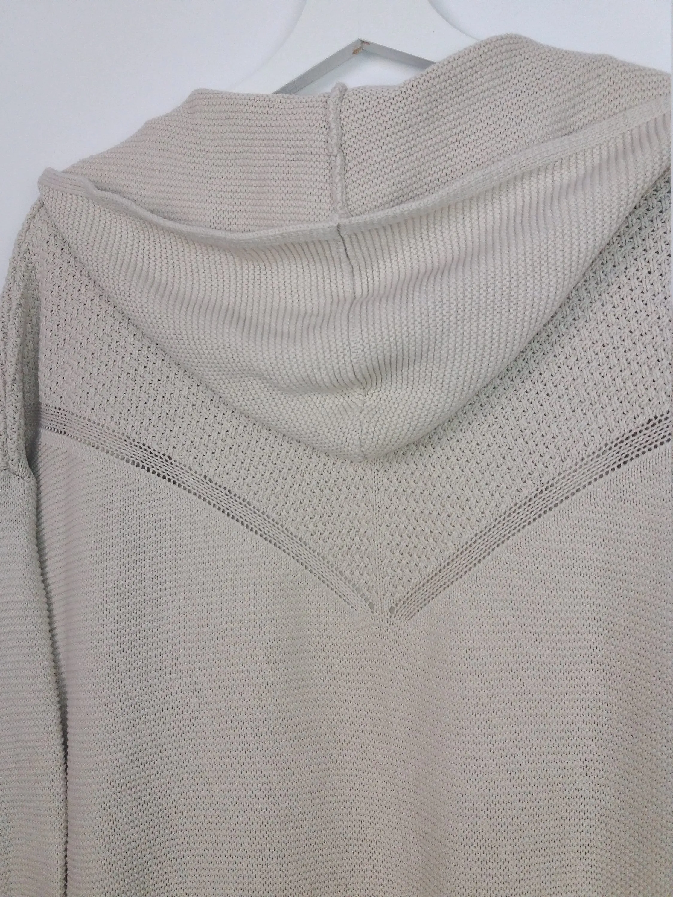 OLIVE & OAK Hooded Open Cardigan - size XL