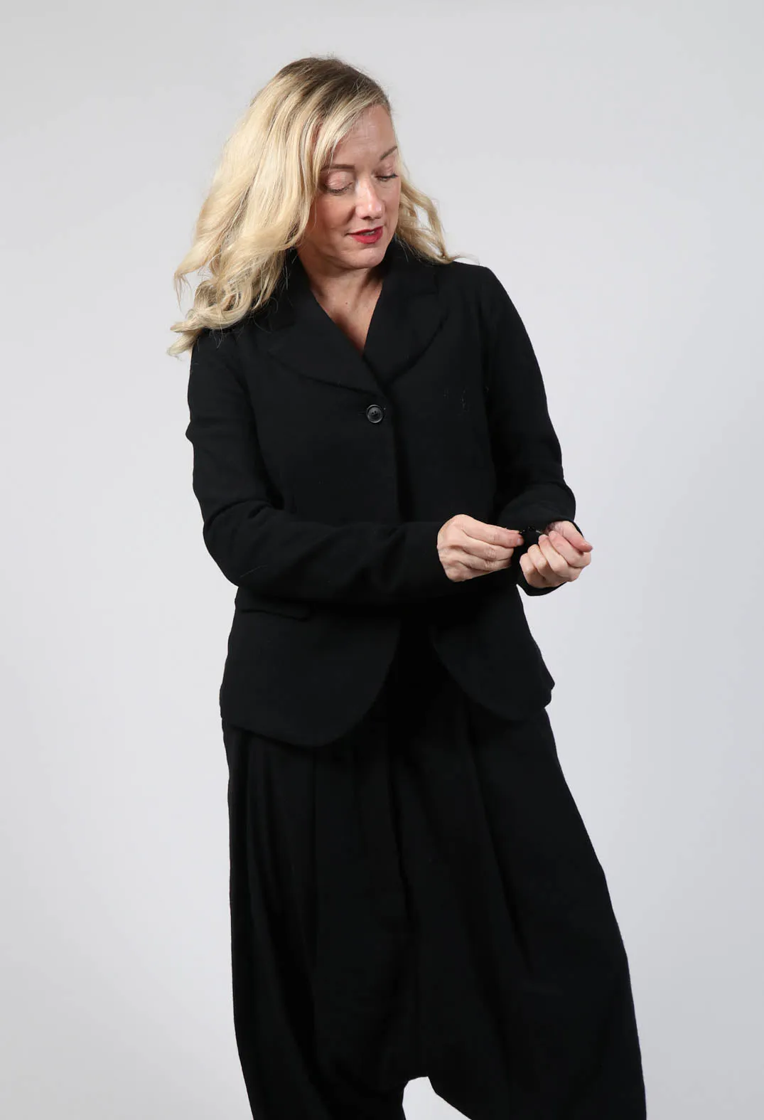 Open Arm Jacket in Black