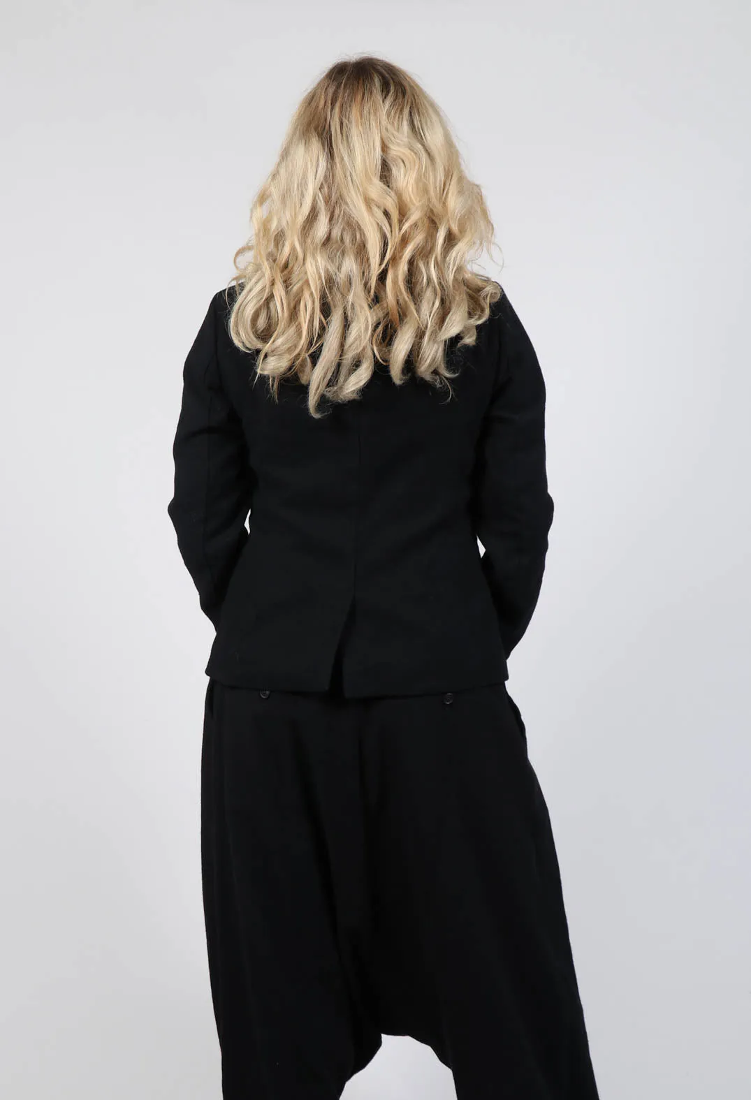 Open Arm Jacket in Black