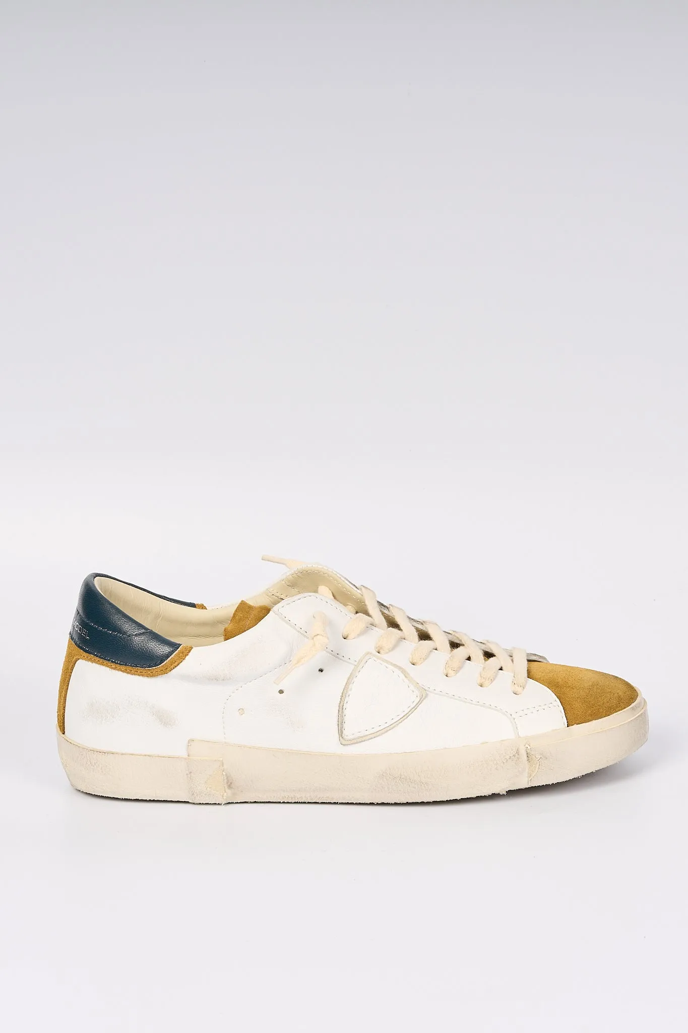 Philippe Model Sneaker Paris Bianco/Mustard Uomo