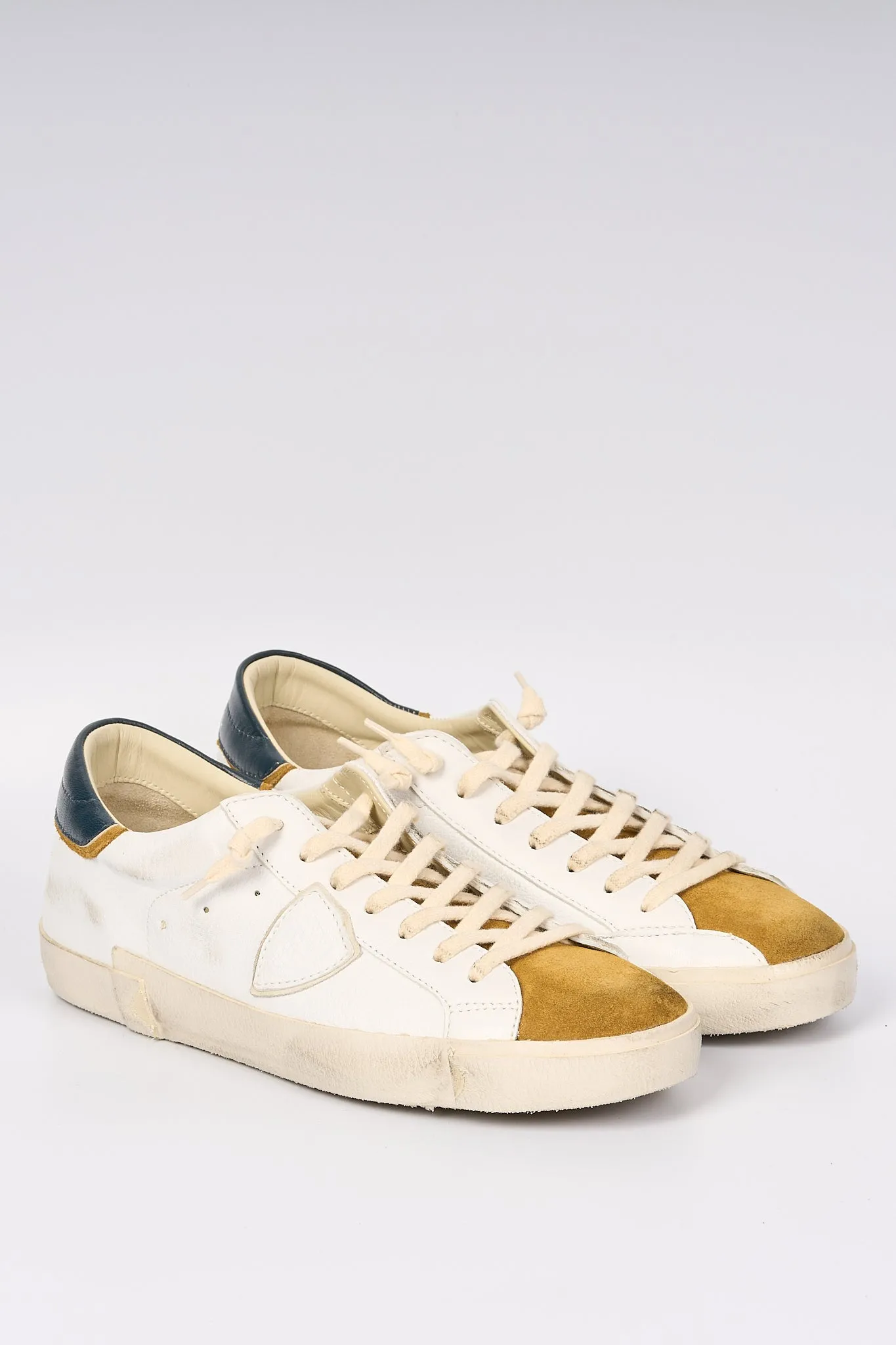 Philippe Model Sneaker Paris Bianco/Mustard Uomo