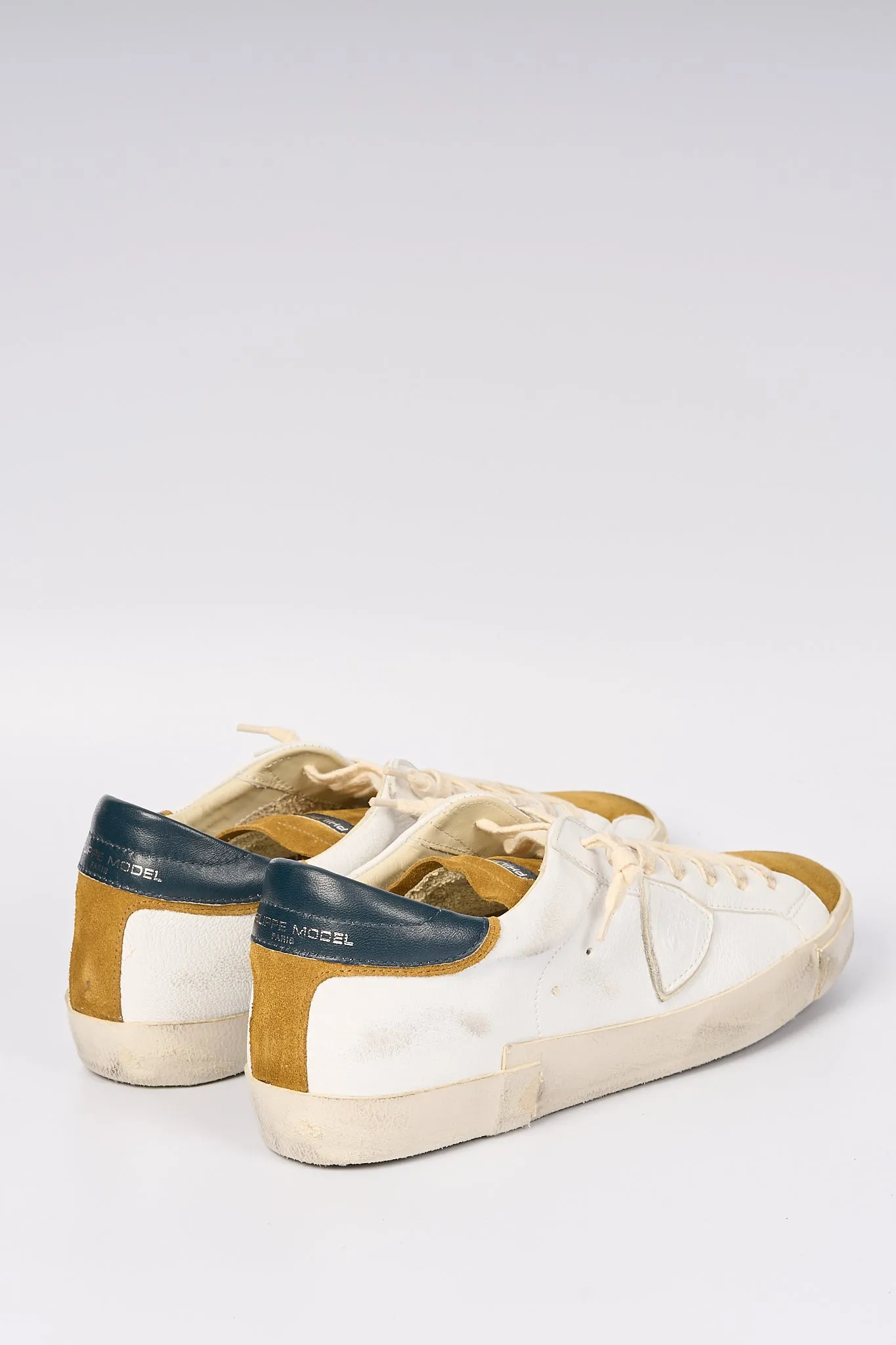 Philippe Model Sneaker Paris Bianco/Mustard Uomo