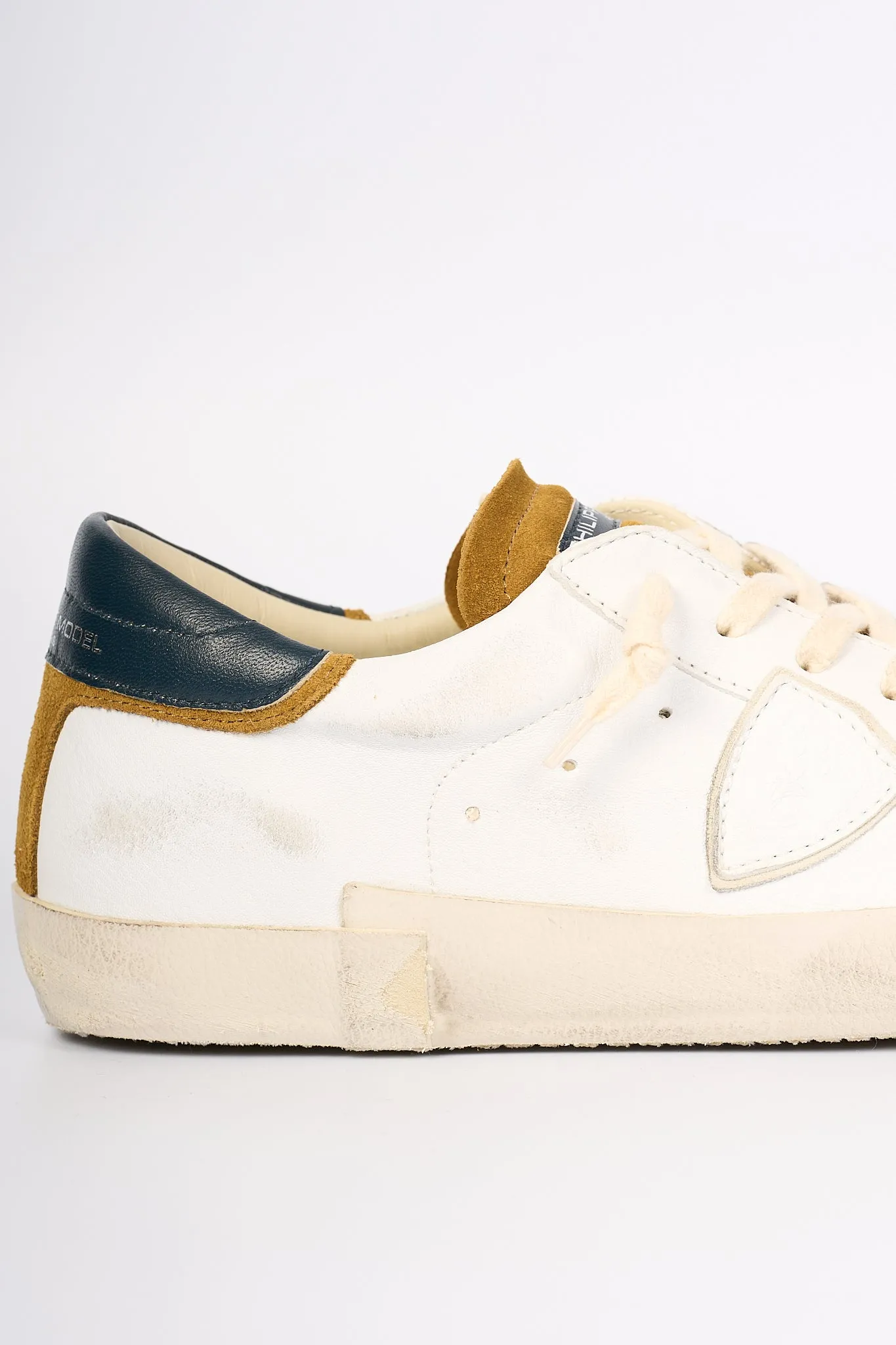 Philippe Model Sneaker Paris Bianco/Mustard Uomo