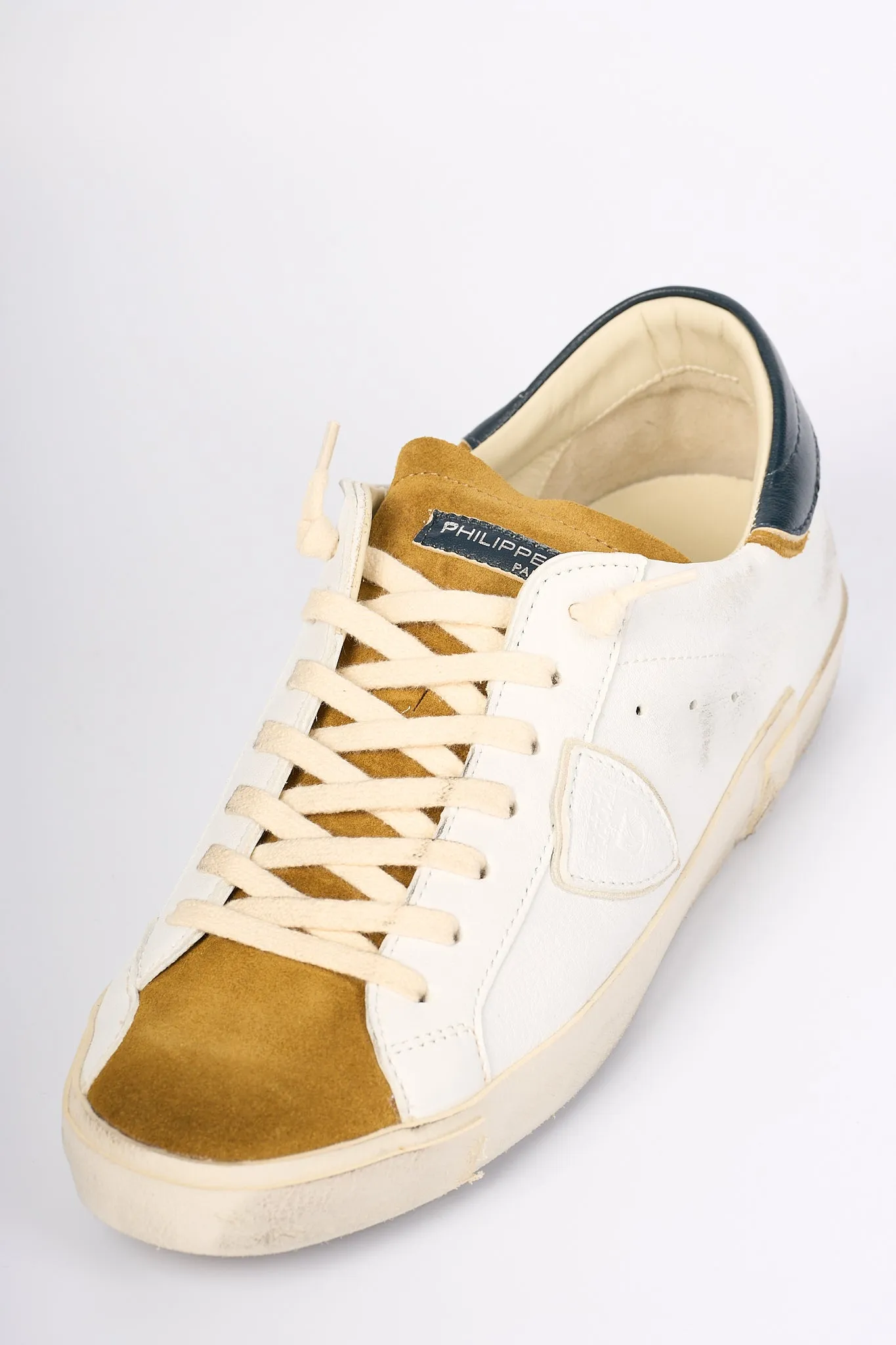 Philippe Model Sneaker Paris Bianco/Mustard Uomo