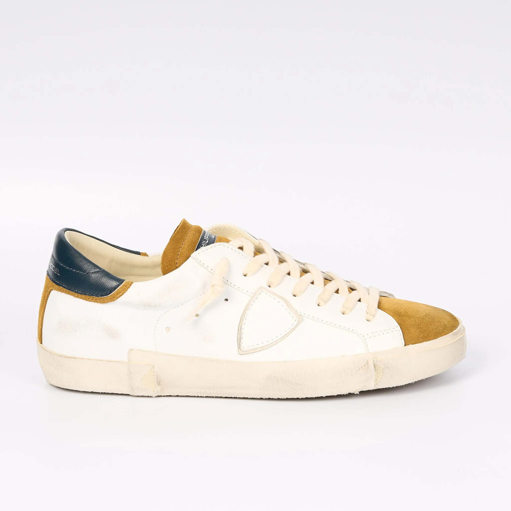 Philippe Model Sneaker Paris Bianco/Mustard Uomo