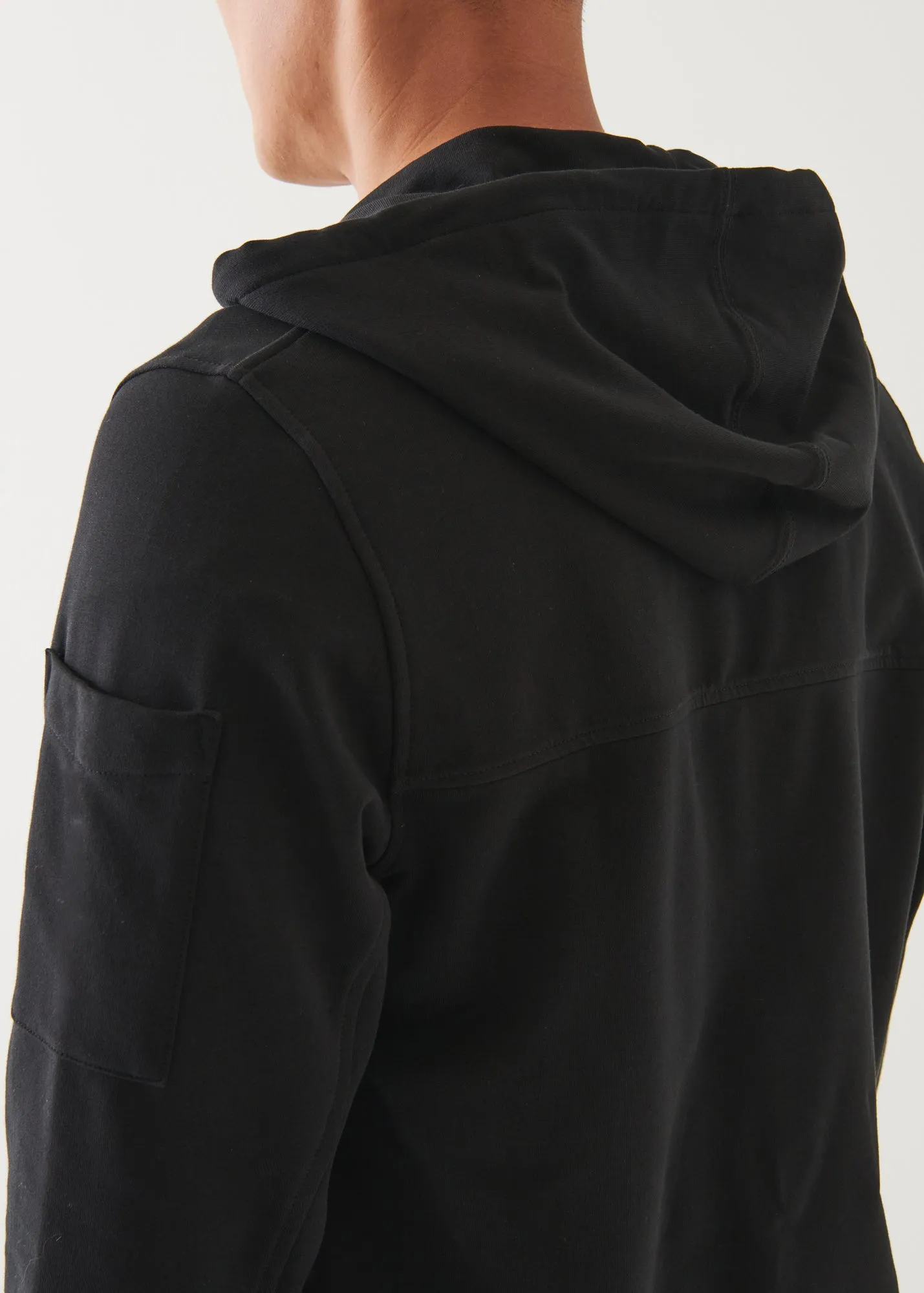 PIMA COTTON FRENCH TERRY ZIP-UP HOODIE