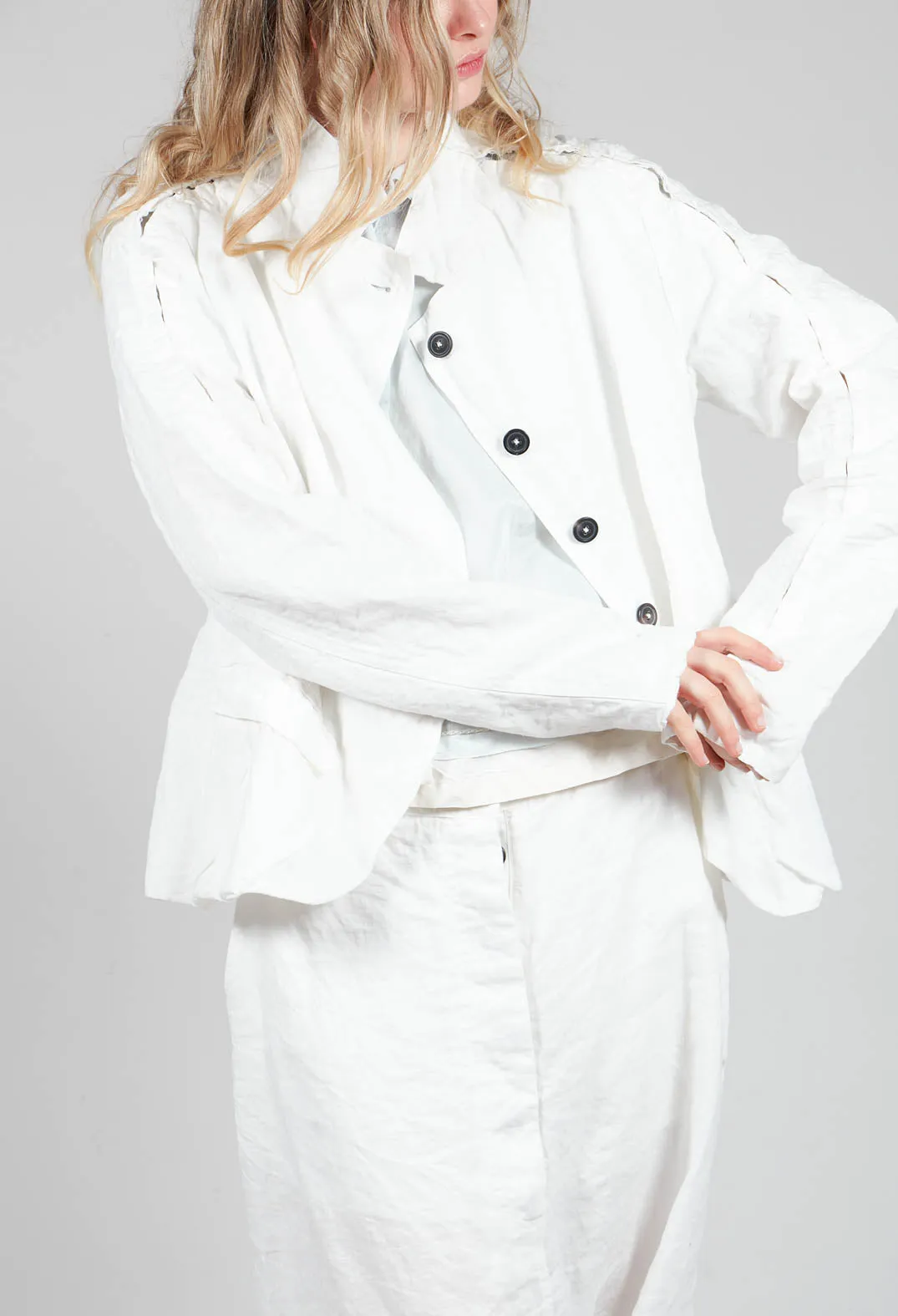 Pinned Sleeve Jacket in Callas