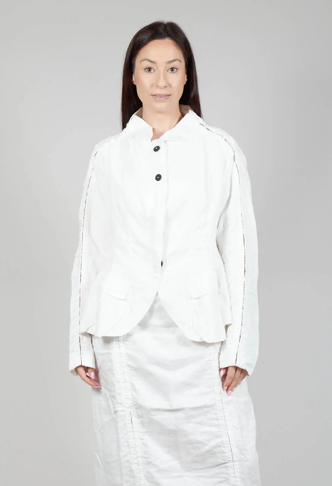 Pinned Sleeve Jacket in Callas