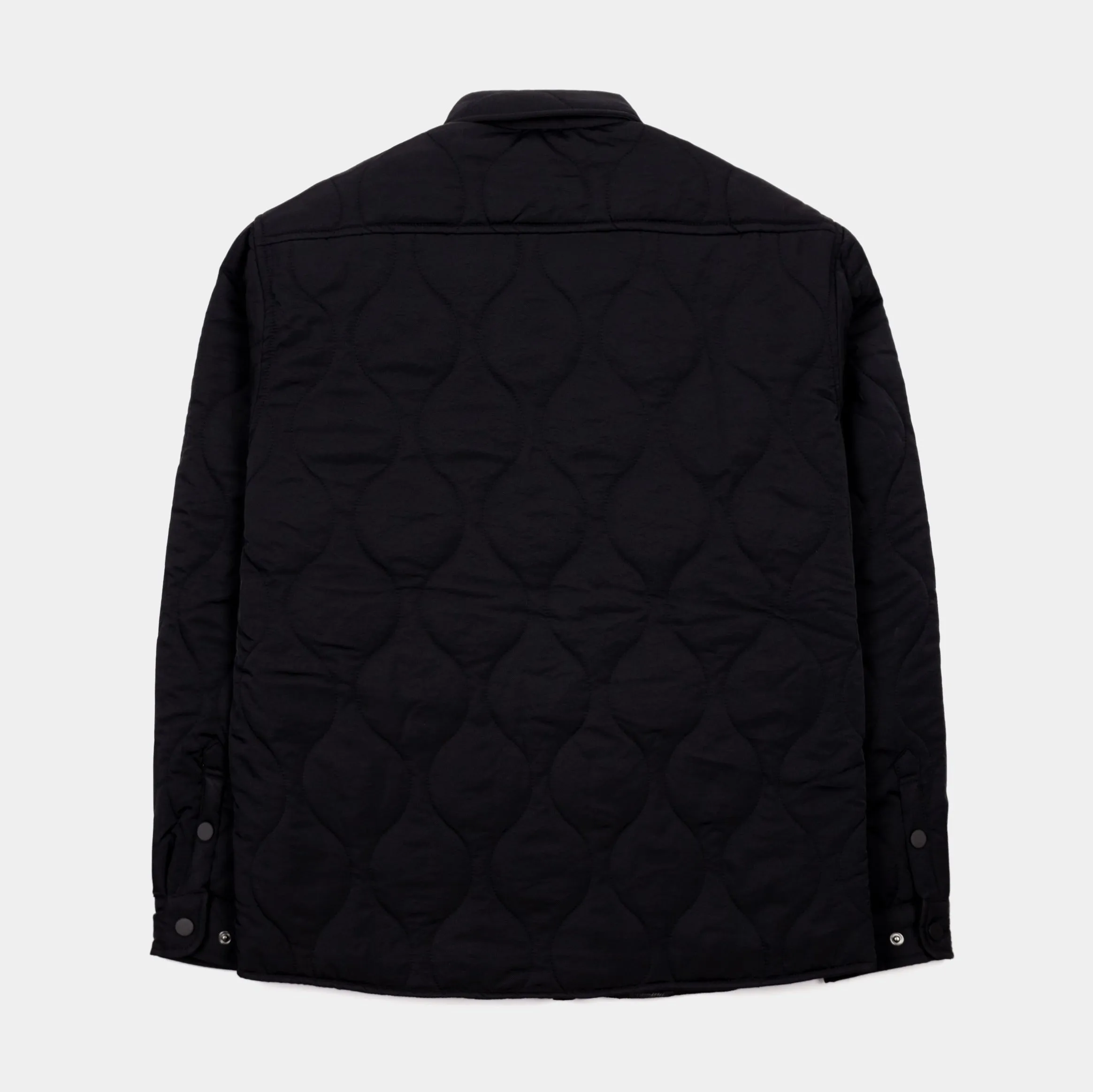 Quilted Woven Mens Jacket (Black)