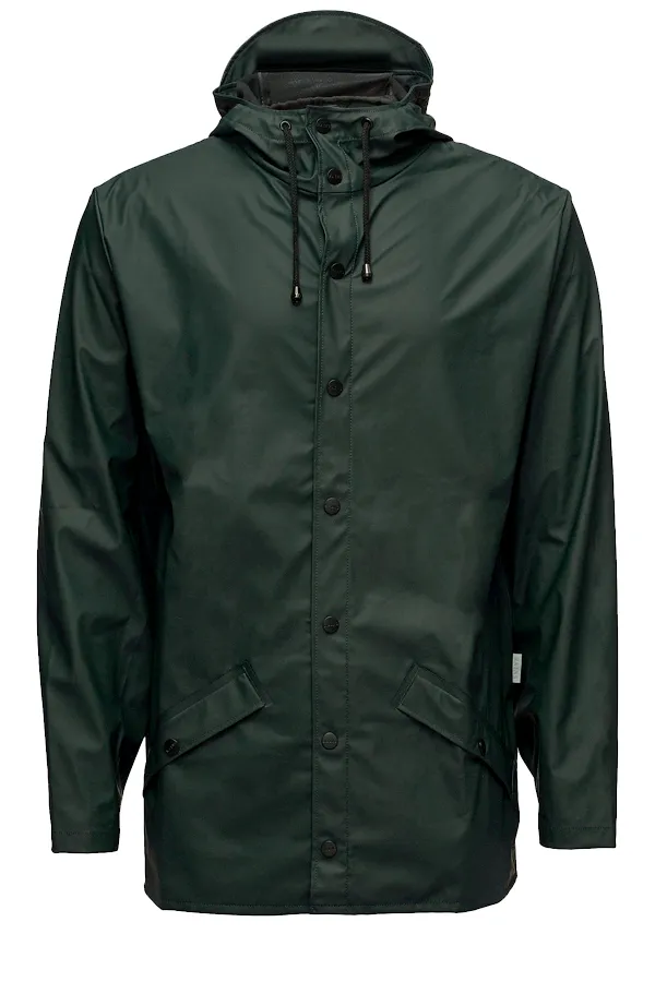 Rains Women 1201 Jacket Green