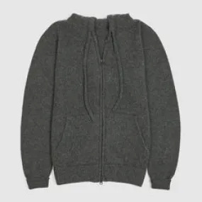 Roberto Collina Knit Zipped Hoodie Cardigan