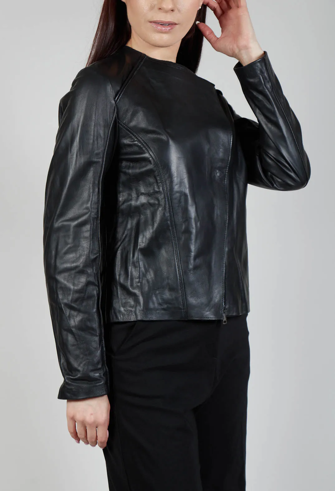 Sinister Pelle Jacket in Black