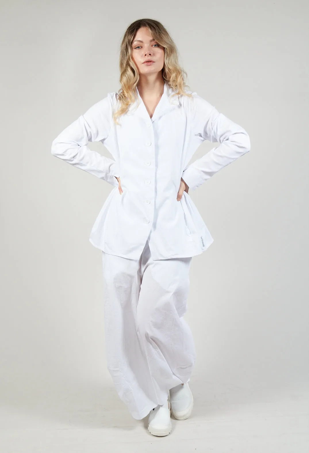 Stretch Fit Jacket in White