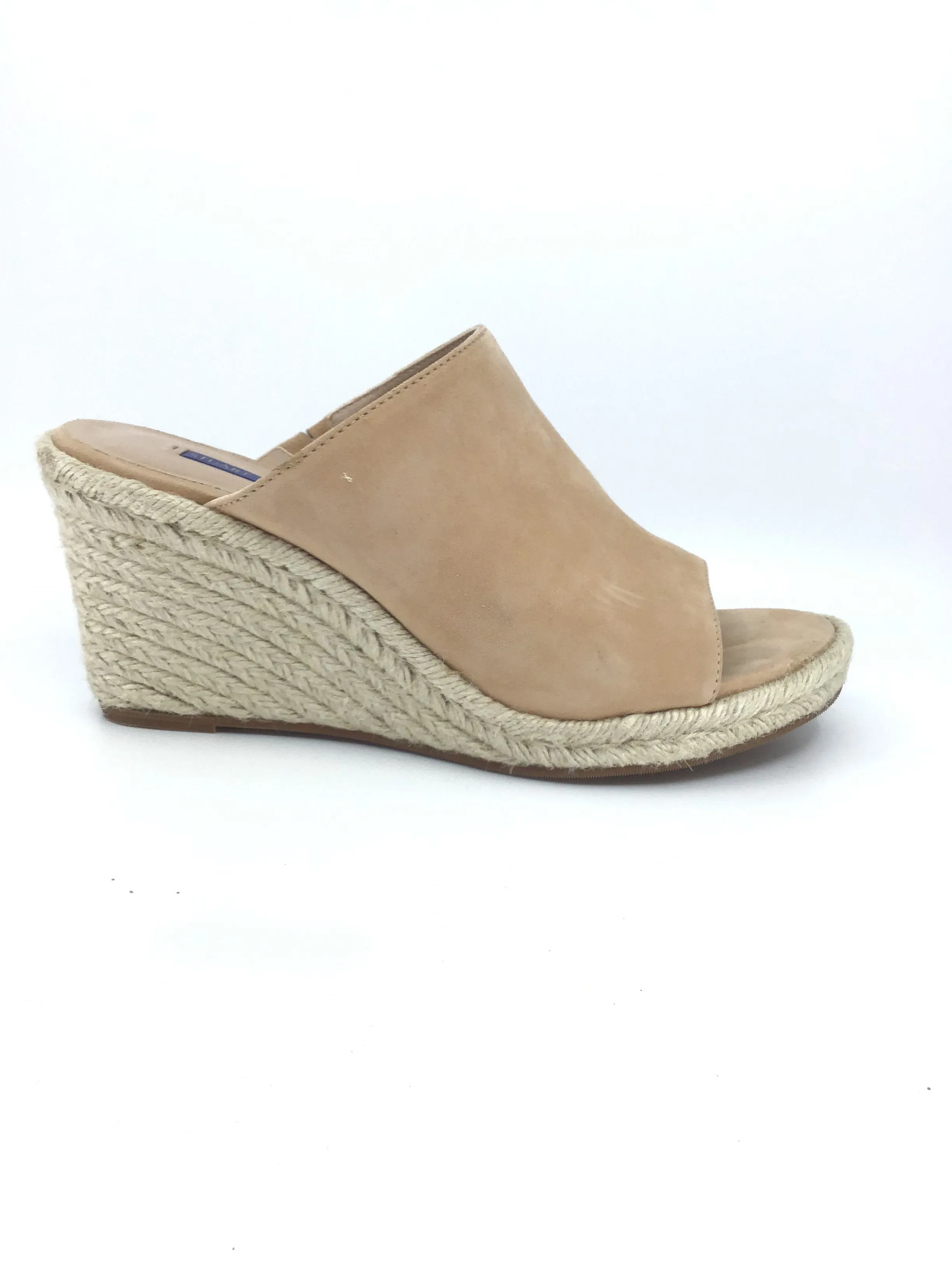 Stuart Weitzman Nude Espadrille Wedges Size 9.5