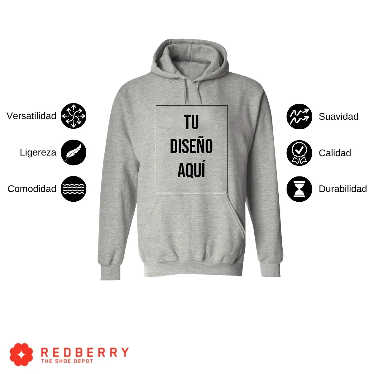 Sudadera Personalizada Unisex Tu Diseo Aquí