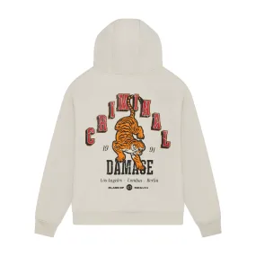 TEAM TIGERS HOOD - OFF WHITE