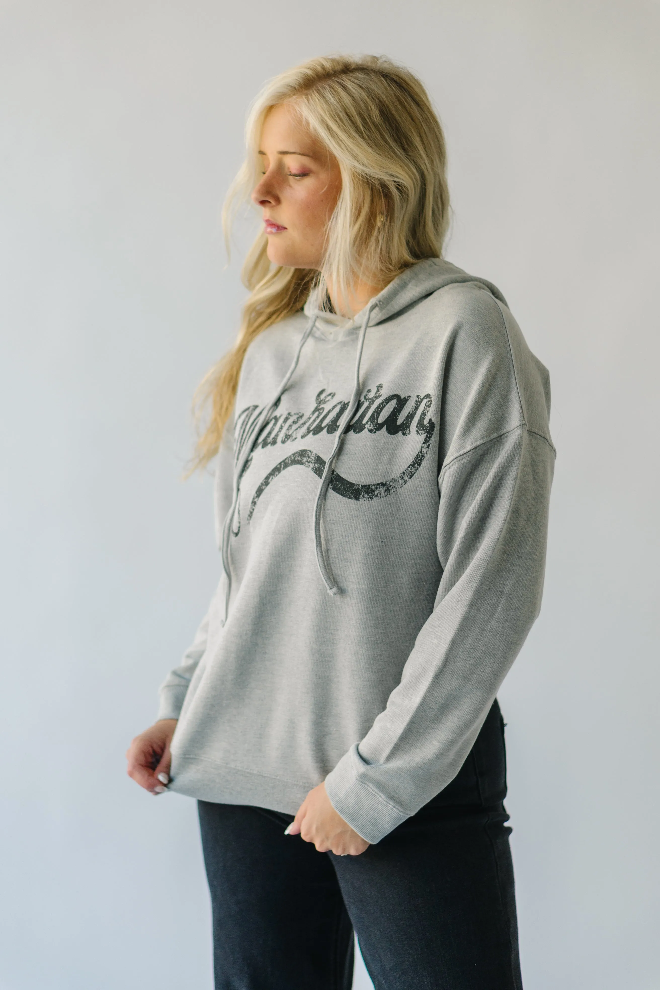 The Manhattan Hoodie in Heather Grey + Charcoal