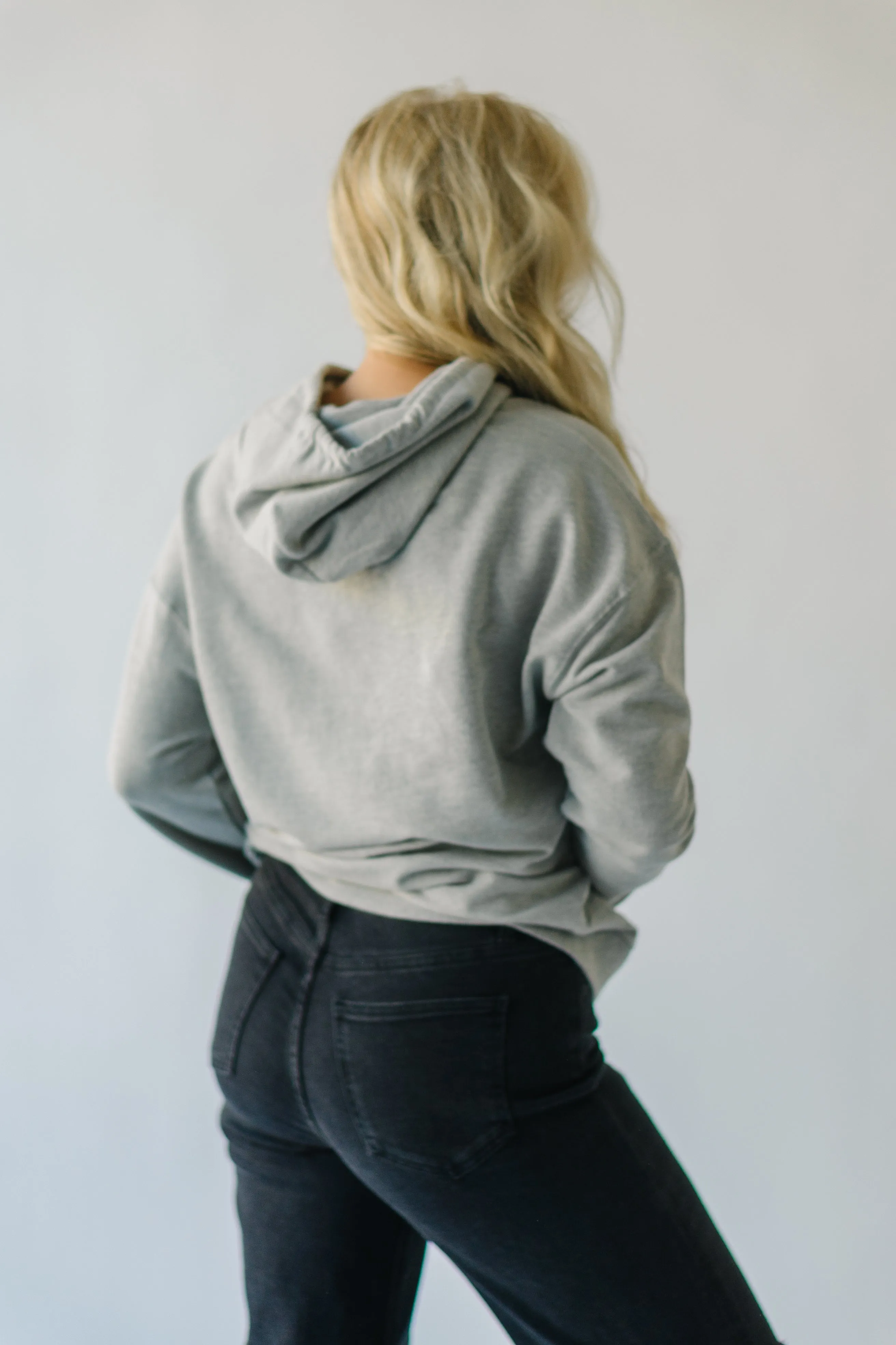 The Manhattan Hoodie in Heather Grey + Charcoal