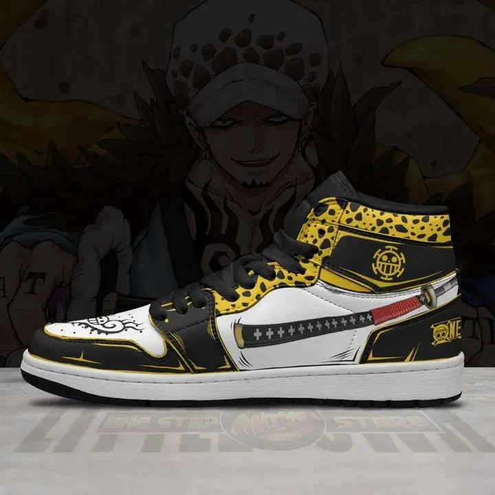 Trafalgar D Water Law Anime Shoes One Piece JD1 Boot Sneakers