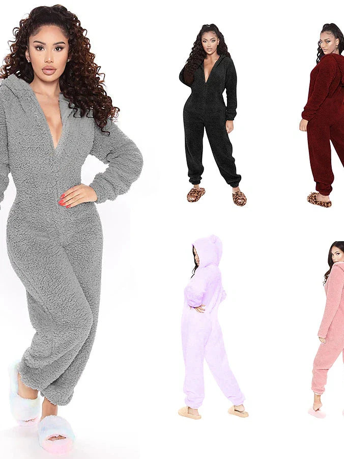 Ultimate Cozy Women's Flannel Onesie Pajamas for Cold Weather Comfort