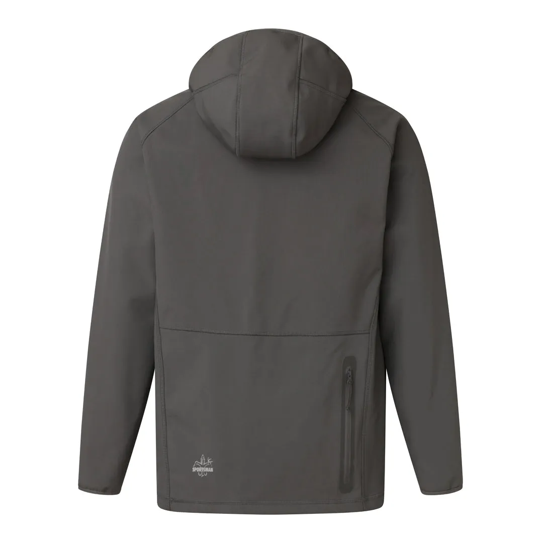 W3 Outbound Full Zip Hoodie: Mid weight Windproof Fishing Hoodie with Face Mask Half Zip