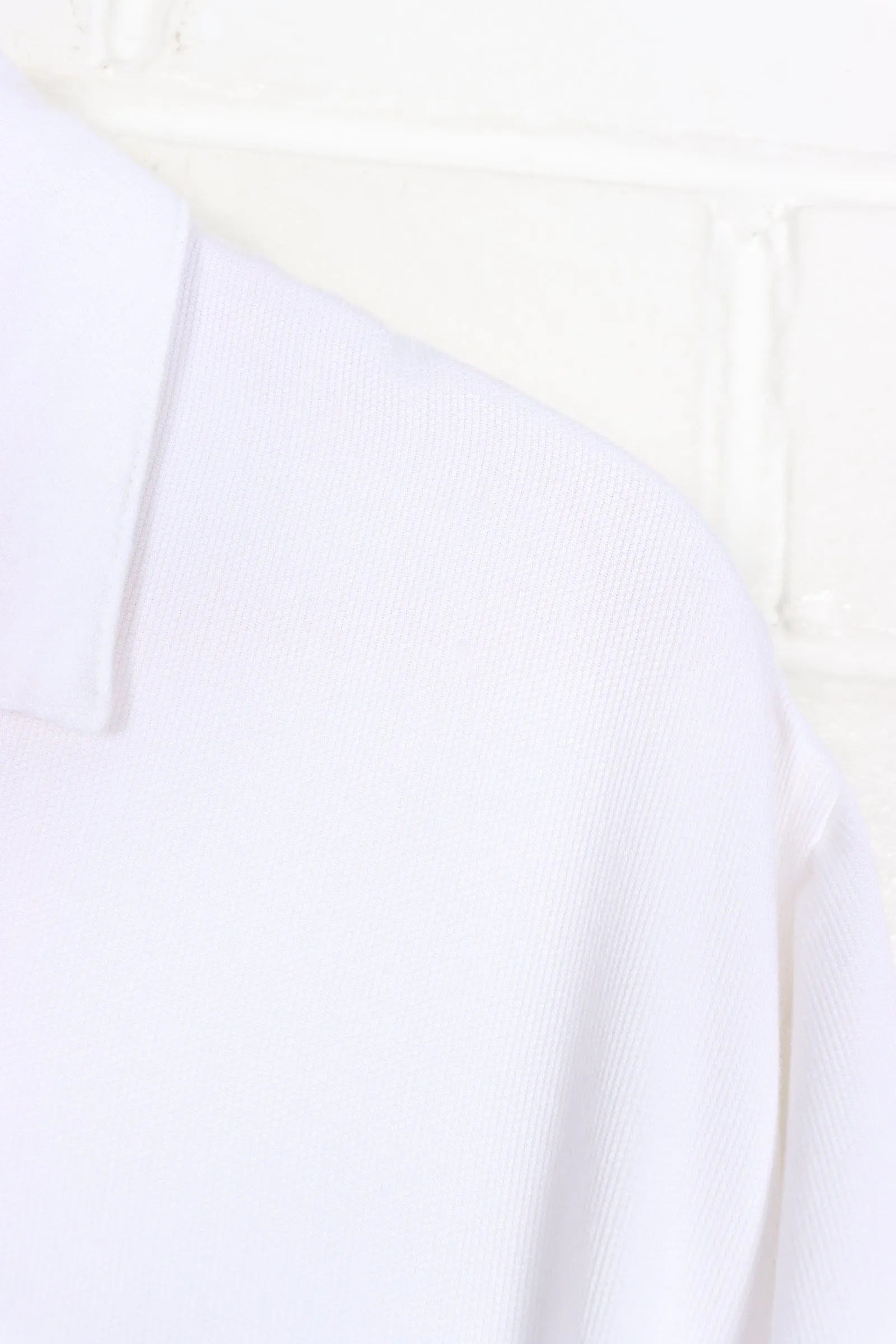 White Soft Short Sleeve Pocket Shirt (XL)