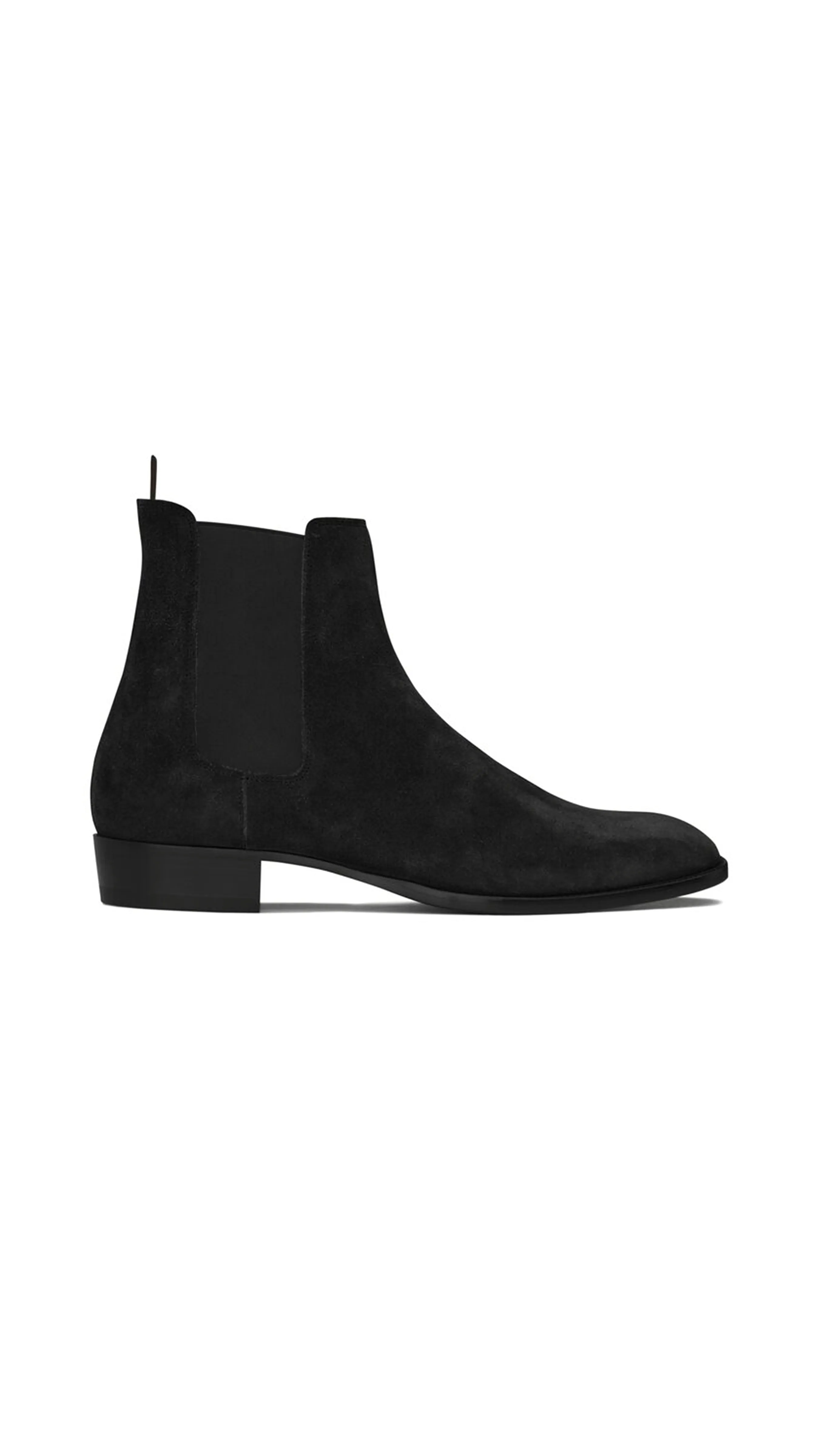 Wyatt Chelsea Boots in Suede - Black